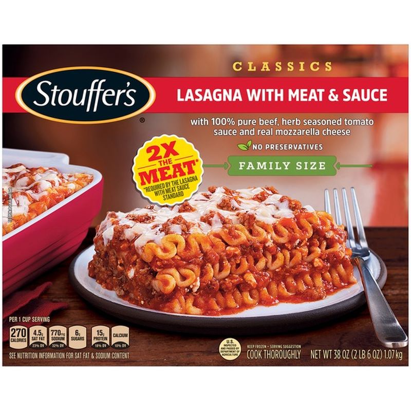 Stouffer's CLASSICS Family Size Lasagna with Meat & Sauce