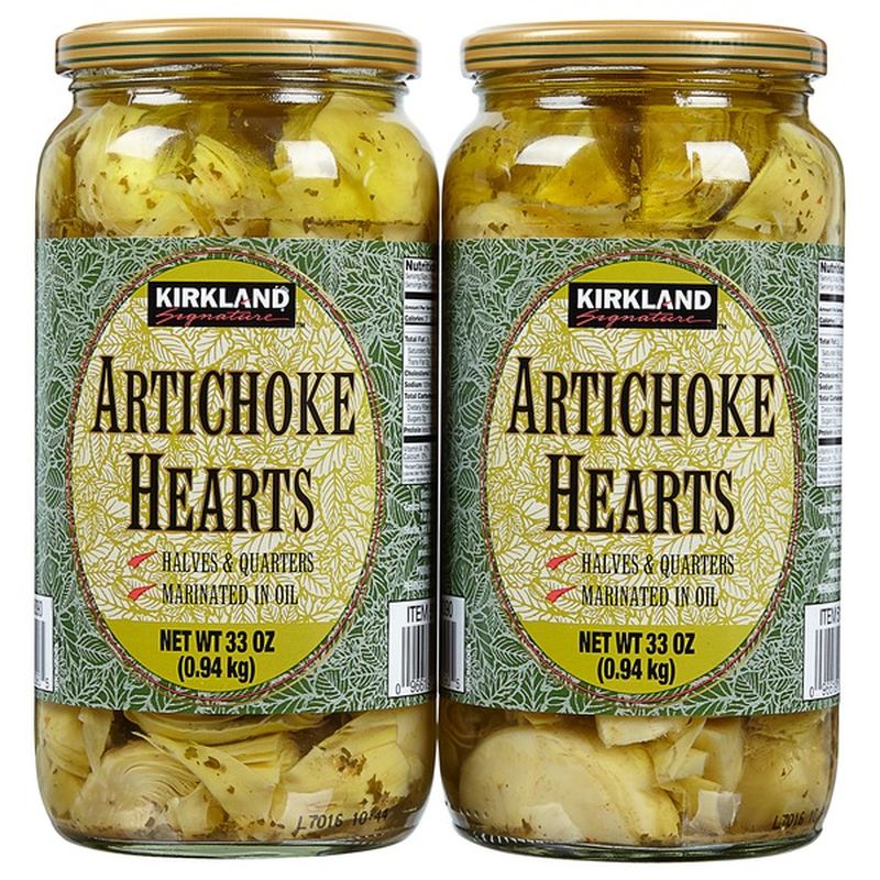 Kirkland Signature Artichoke Hearts, 2 X 33 Oz (33 Oz) - Instacart