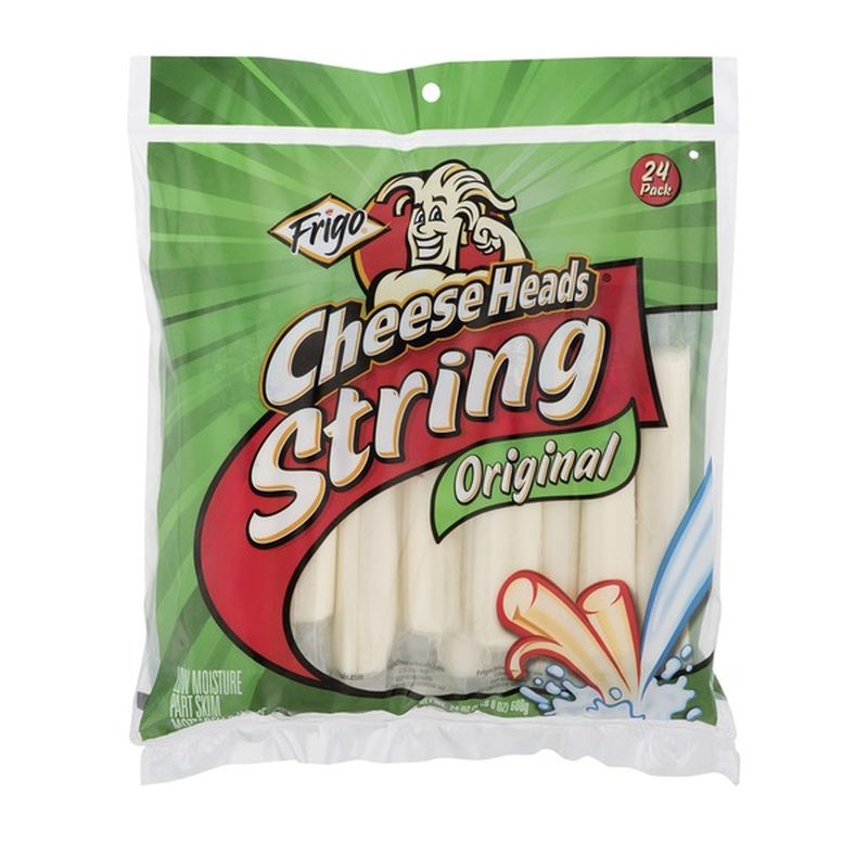 Frigo® Cheese Heads® String Cheese, Original, 24 Pack (24 oz) from