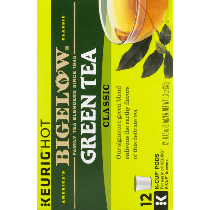 Bigelow KCup Pods Green Tea Classics (0.1 oz) Instacart