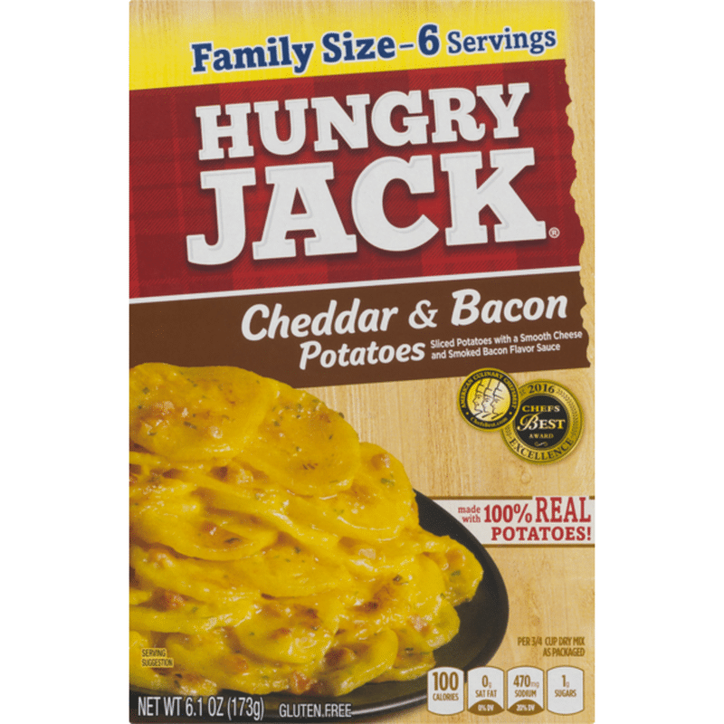 Hungry Jack Cheddar Bacon Potatoes 6 1 Oz Instacart