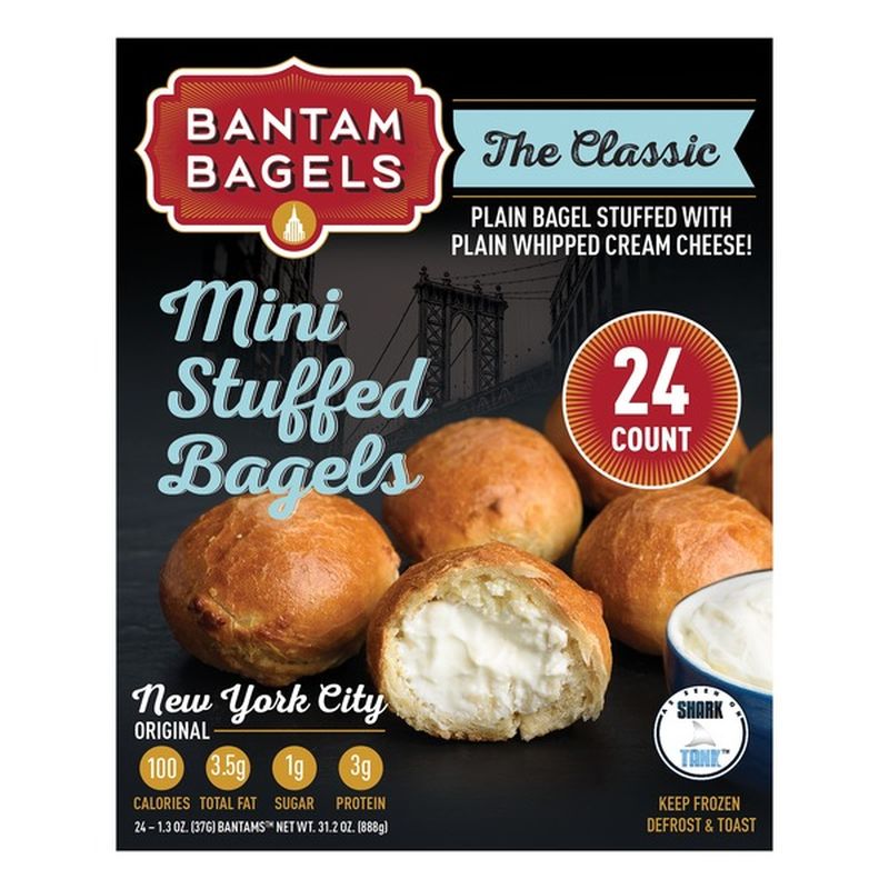 Bantam Bagels Mini Stuffed Bagels (24 ct) Instacart