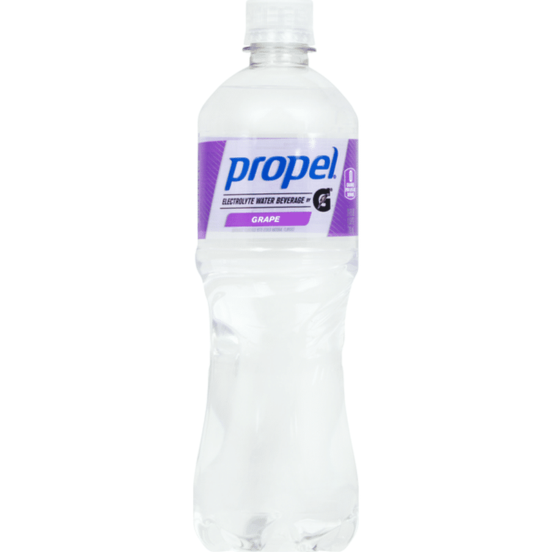 Propel Electrolyte Water Beverage, Grape (24 fl oz) from