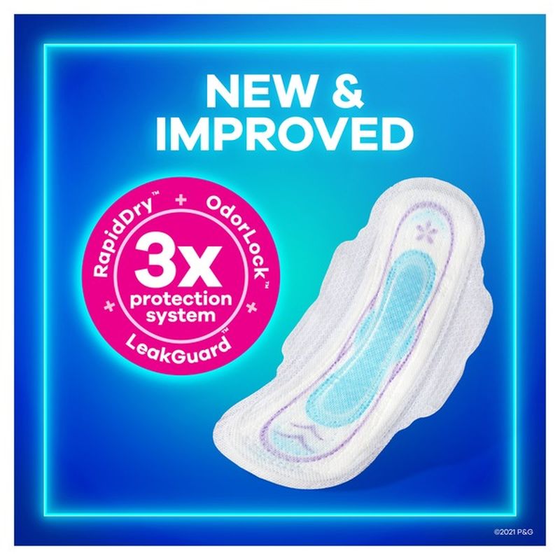 Always Ultra Thin Pads Size 2 Long With Wings (16 ct) - Instacart