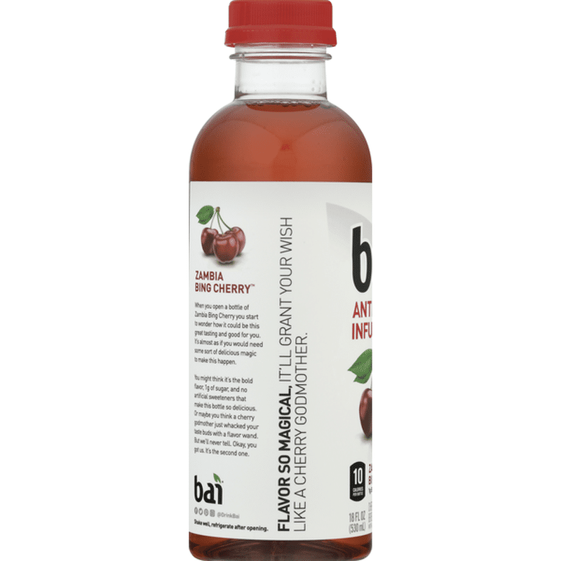 Bai Zambia Bing Cherry Antioxidant Infusion (18 fl oz) Instacart