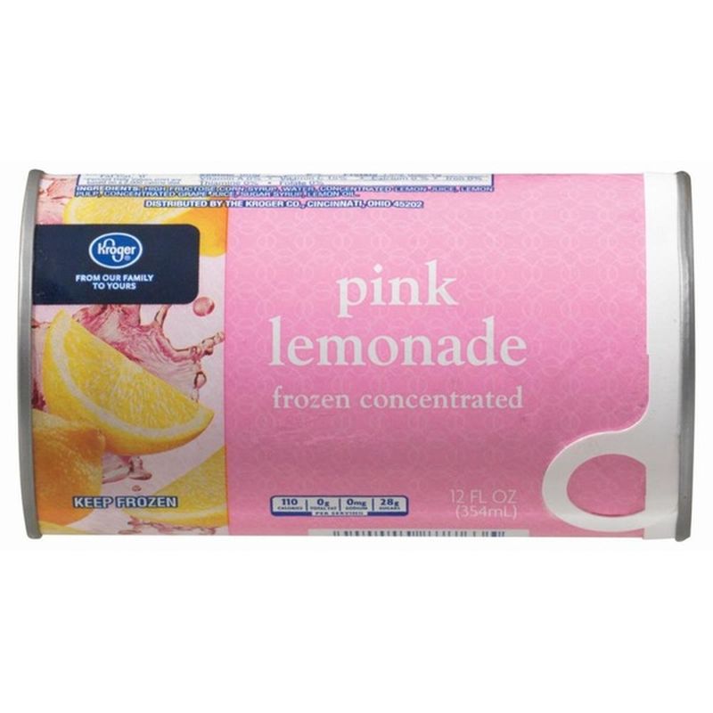Kroger Frozen Concentrated, Pink Lemonade (12 fl oz) from FoodsCo