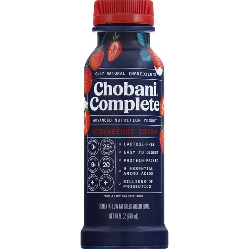 Chobani Complete Strawberry Cream Advanced Nutrition Yogurt Shake