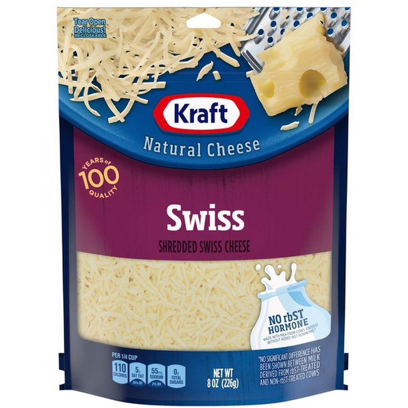 Kraft Swiss Shredded Natural Cheese (8 oz) from Lunardi’s Markets Instacart