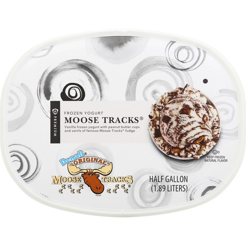 Publix Premium Frozen Yogurt, Moose Tracks (0.5 gal) Instacart