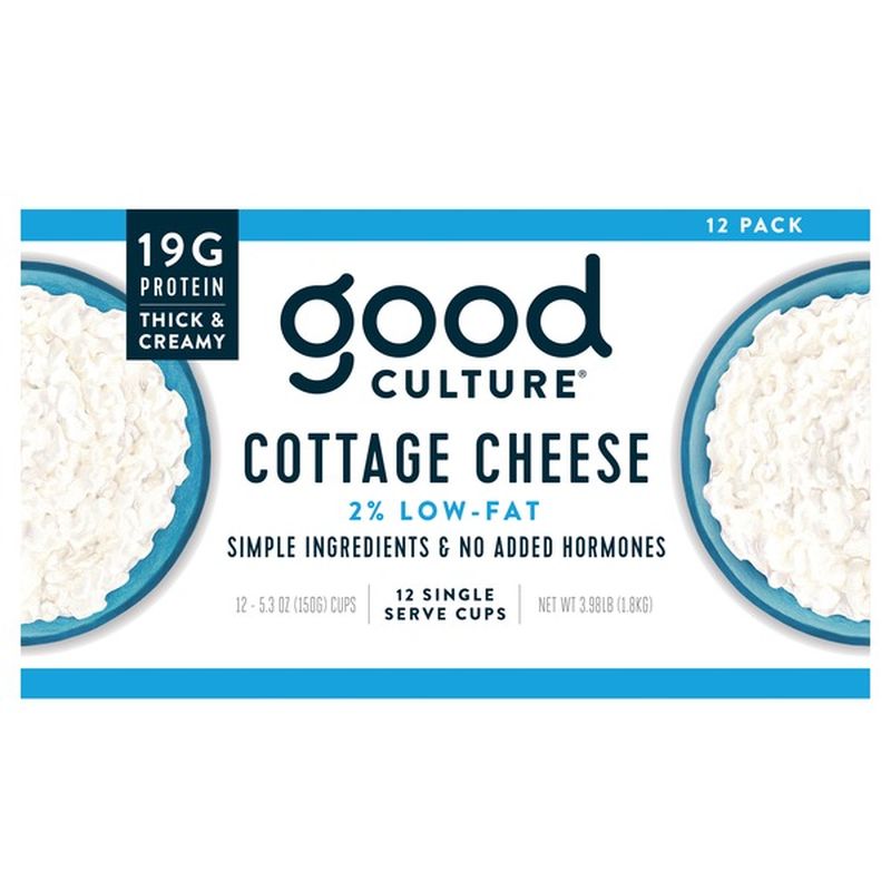 Good Culture Cottage Cheese, Thick & Creamy, 12 Pack (12 each) from