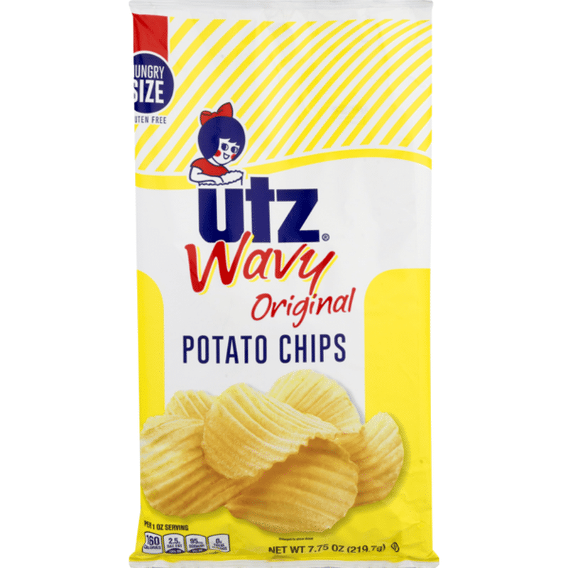 Utz Wavy Potato Chips Original (7.5 oz) Instacart