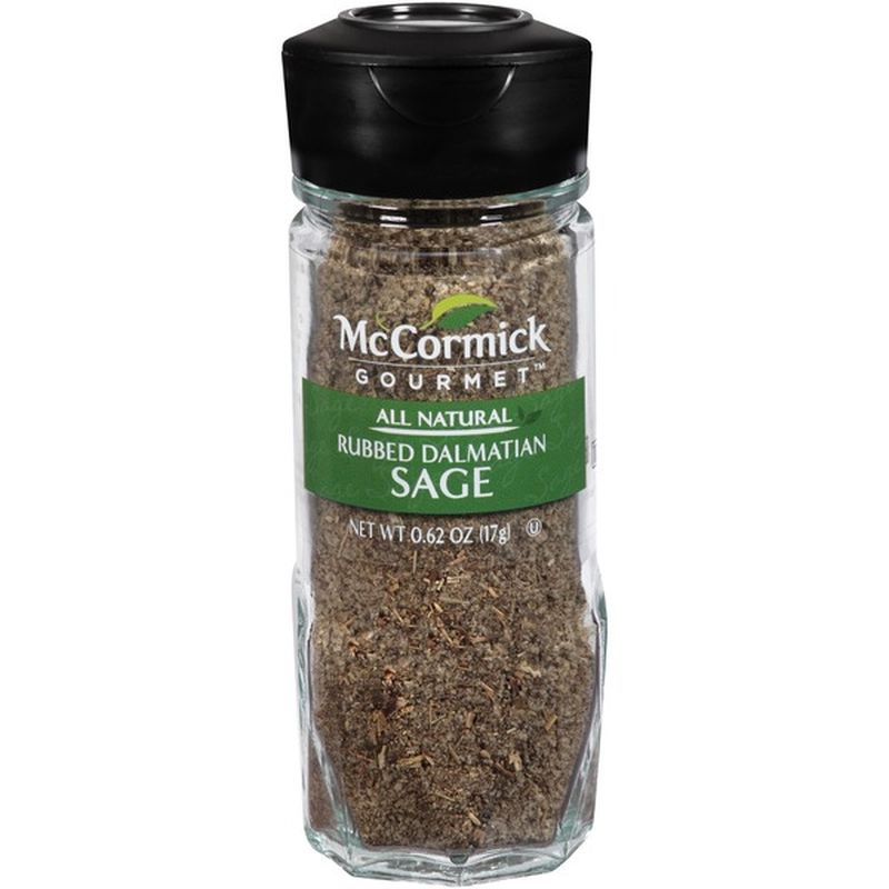 McCormick Gourmet™ Rubbed Dalmatian Sage (0.62 oz) - Instacart