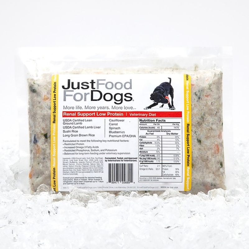 Just Food For Dogs Renal Support Low Protein Veterinary Diet Dog Food