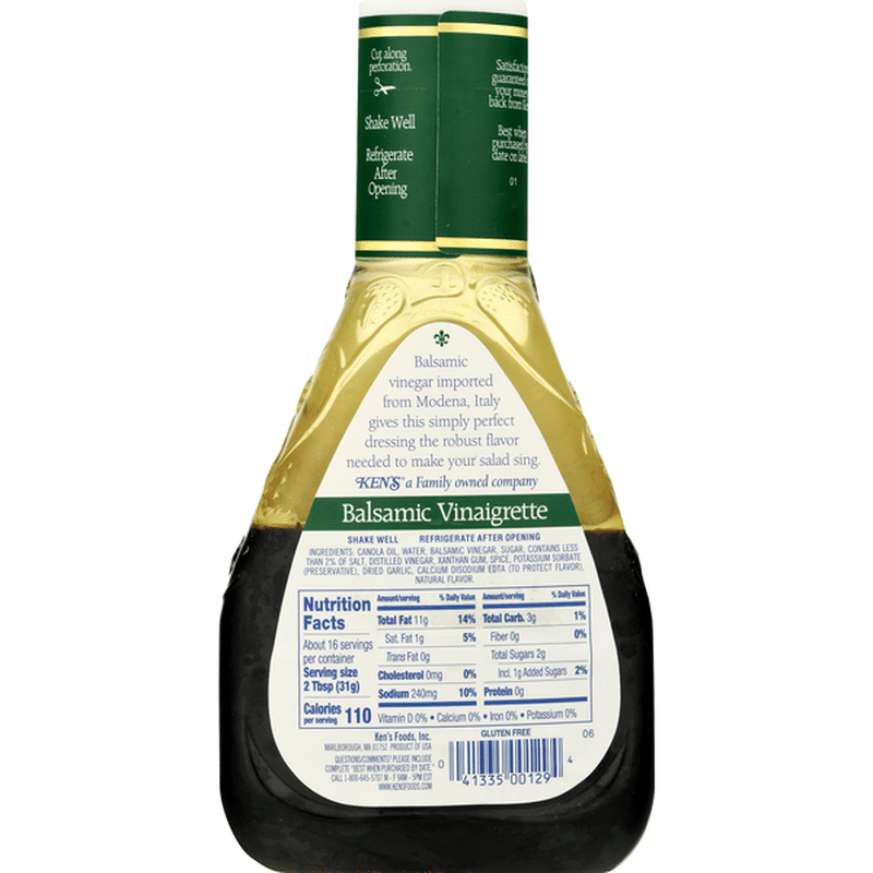 Ken's Steakhouse Dressing, Balsamic Vinaigrette (16 oz) from Smart