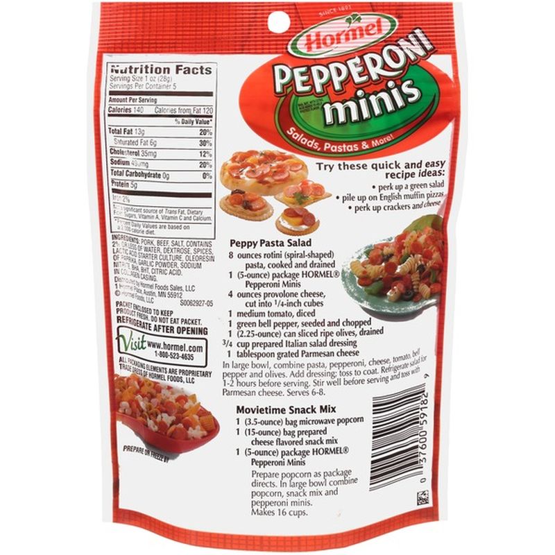 Hormel Pepperoni Minis (5 oz) Instacart