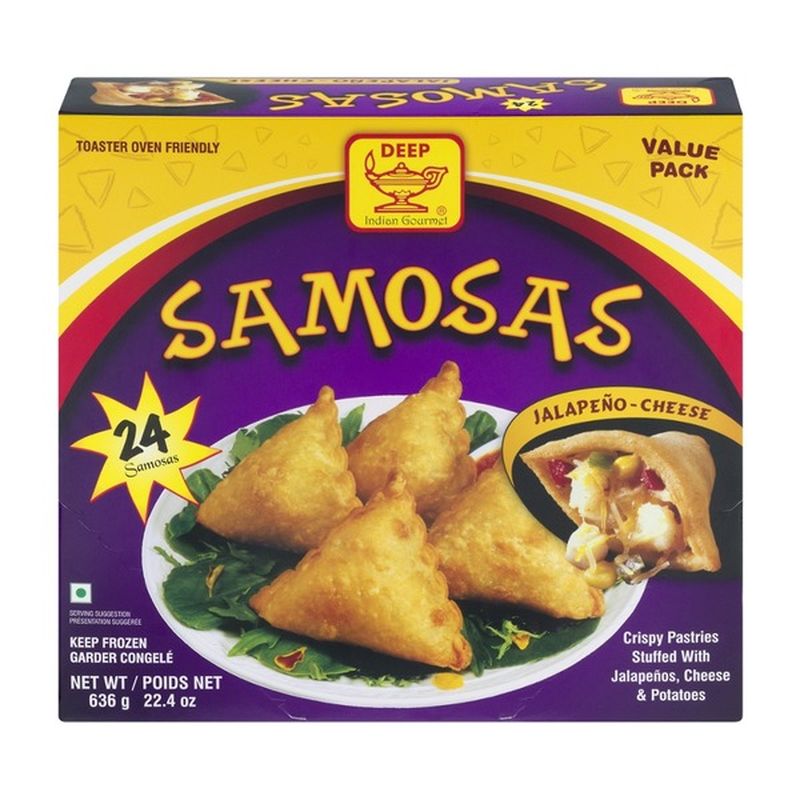 Deep Samosas JalapenoCheese Value Pack 24 CT (22.4 oz) Instacart