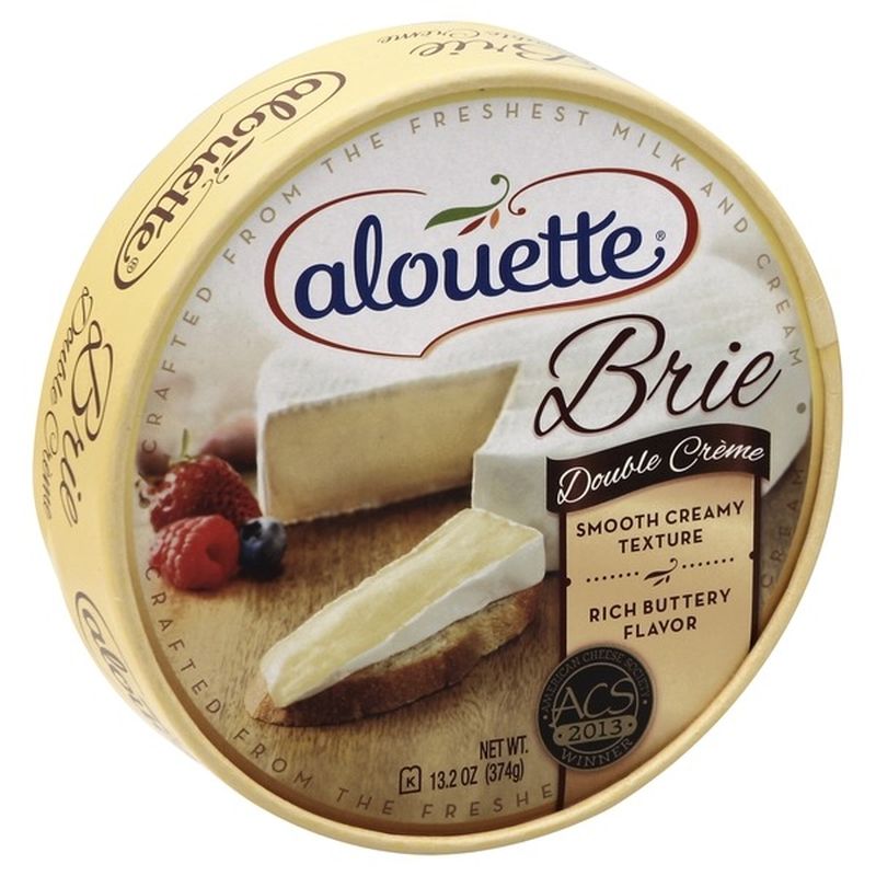 Alouette Double Creme Brie Cheese (13.2 oz) Instacart