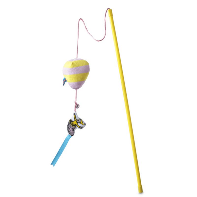 Dr. Seuss Oh! The Places You'll Go! Standard Multi-Color Hot Air Balloon Cat Teaser