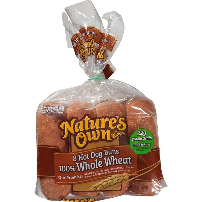 Nature's Own Whole Wheat Hot Dog Buns (8 ct) from Food City - Instacart