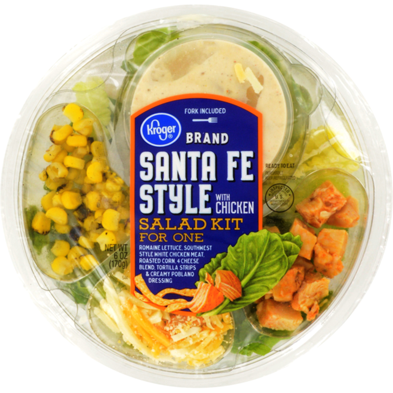 Kroger Fresh Selection Santa Fe Style Chicken Salad Kit