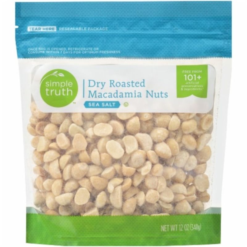 Simple Truth Dry Roasted Macadamia Nuts (12 oz) from Fry's Instacart