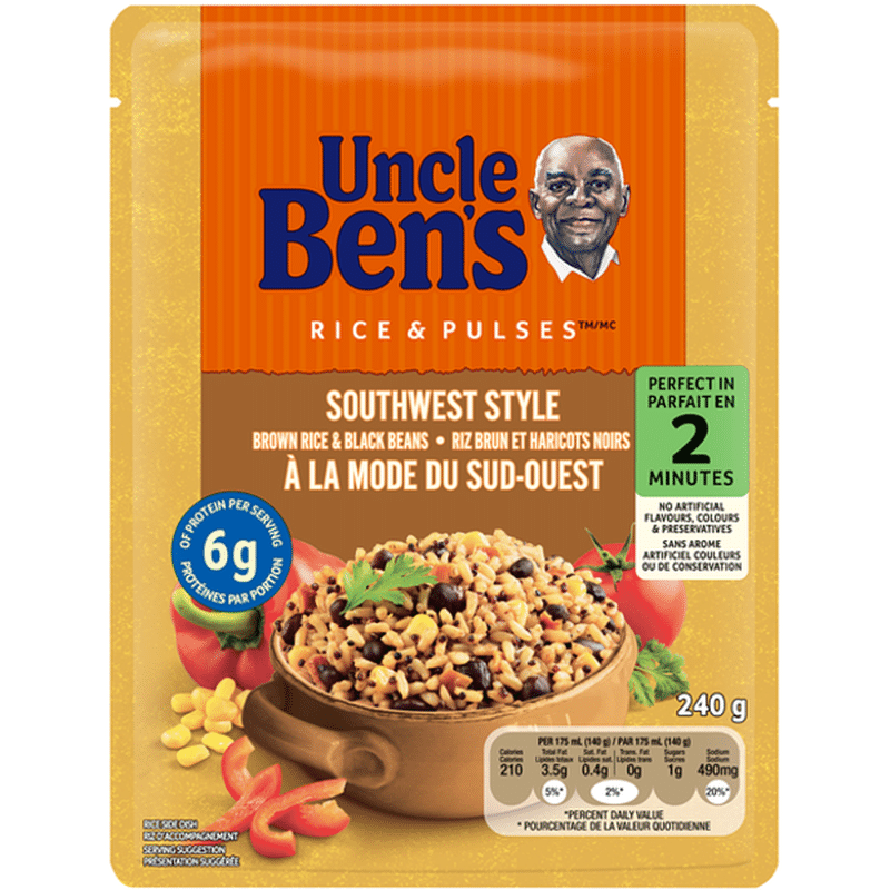 Uncle Ben's Southwestern Rice & Beans (240 g) Instacart