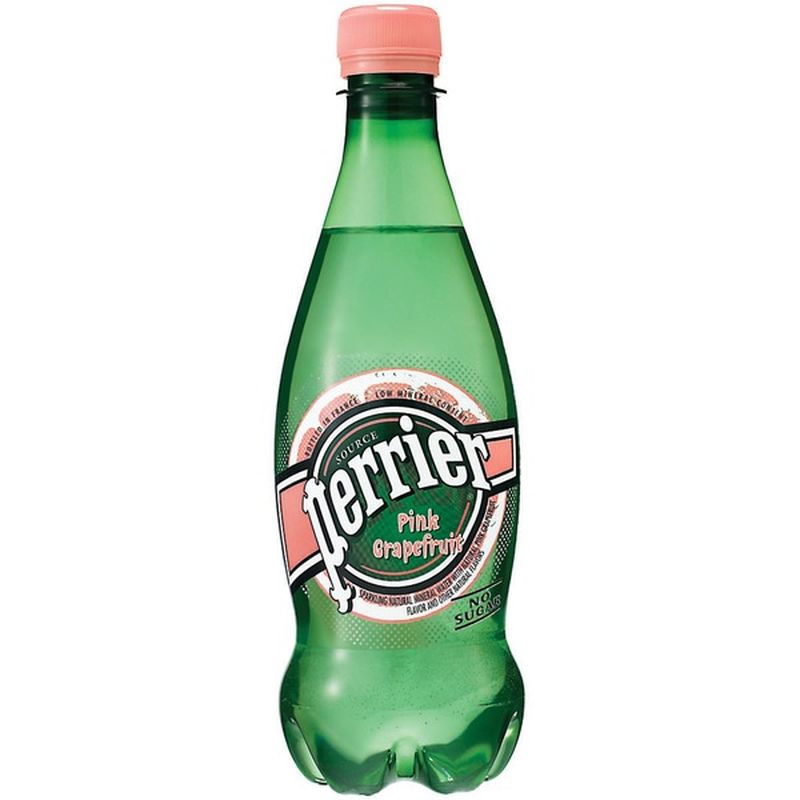 Perrier Pink Grapefruit Single & Sparkling Natural Mineral Water (0.5 L