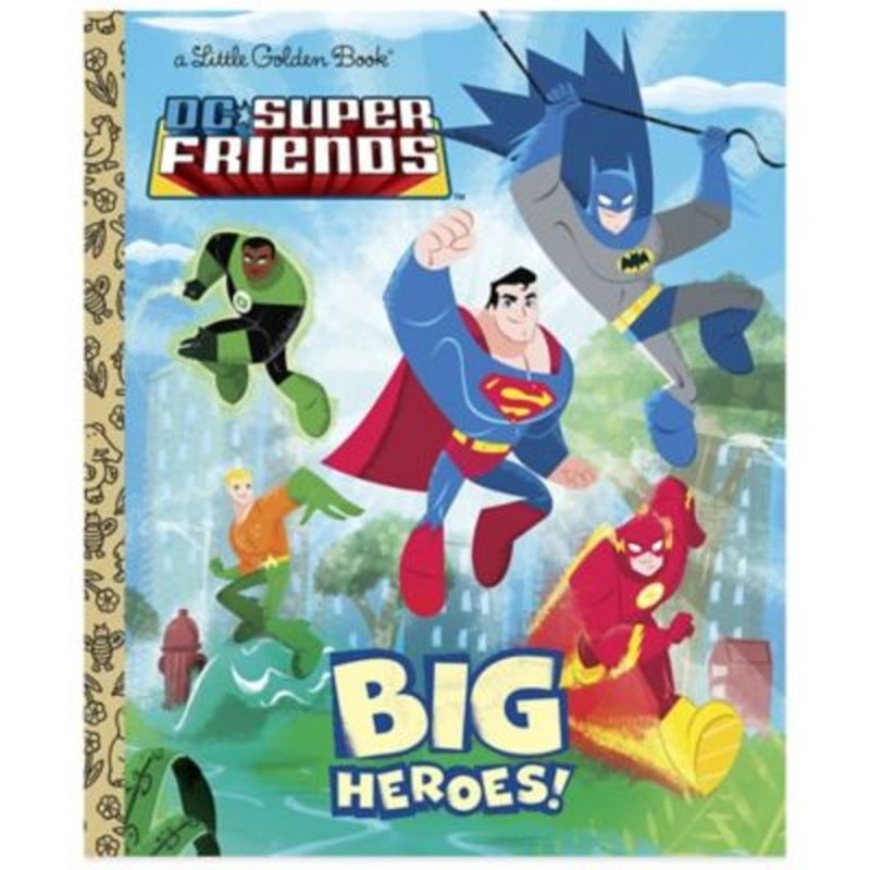 Golden Books Big Heroes DC Super Friends Little Golden Book