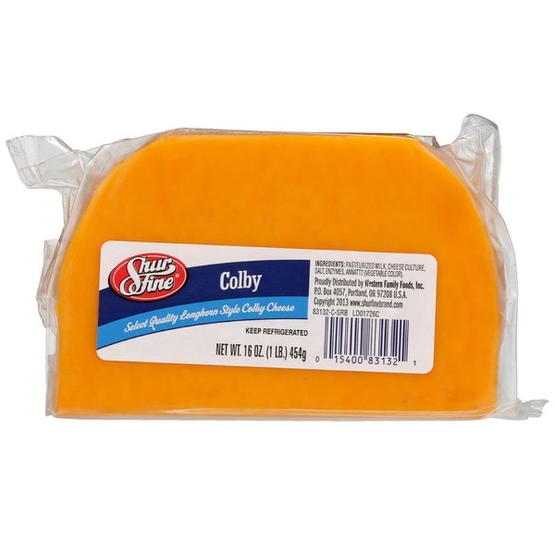 Shurfine Longhorn Style Colby Cheese (16 oz) - Instacart