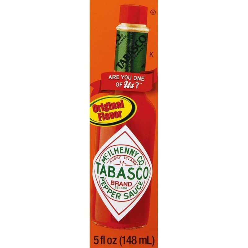 Tabasco Pepper Sauce, Original Flavor (5 oz) Instacart