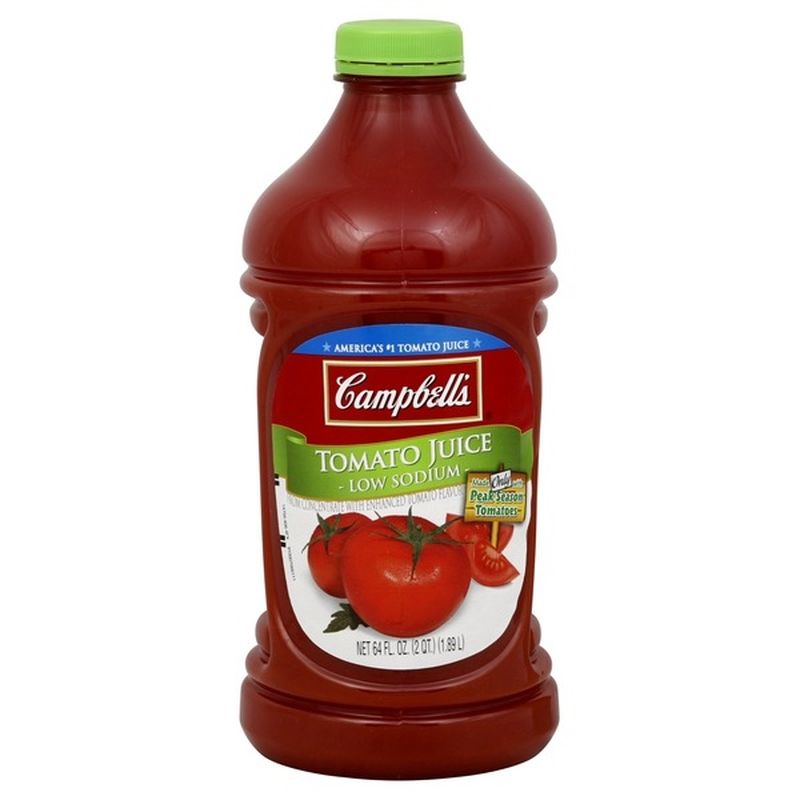 Campbell's® Low Sodium Tomato Juice (64 fl oz) Instacart