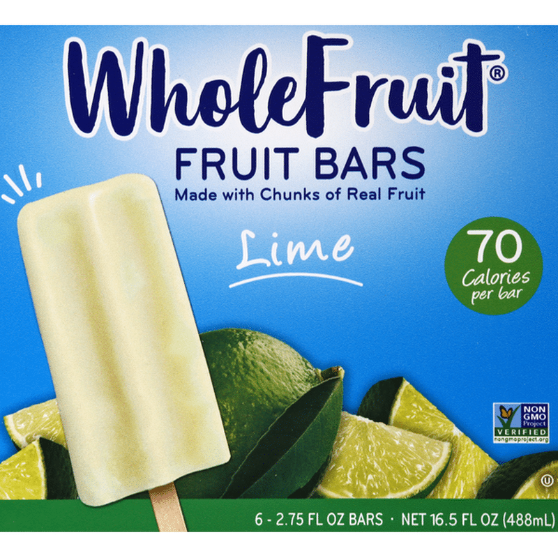 Whole Fruit Fruit Bars, Lime (6 each) Instacart