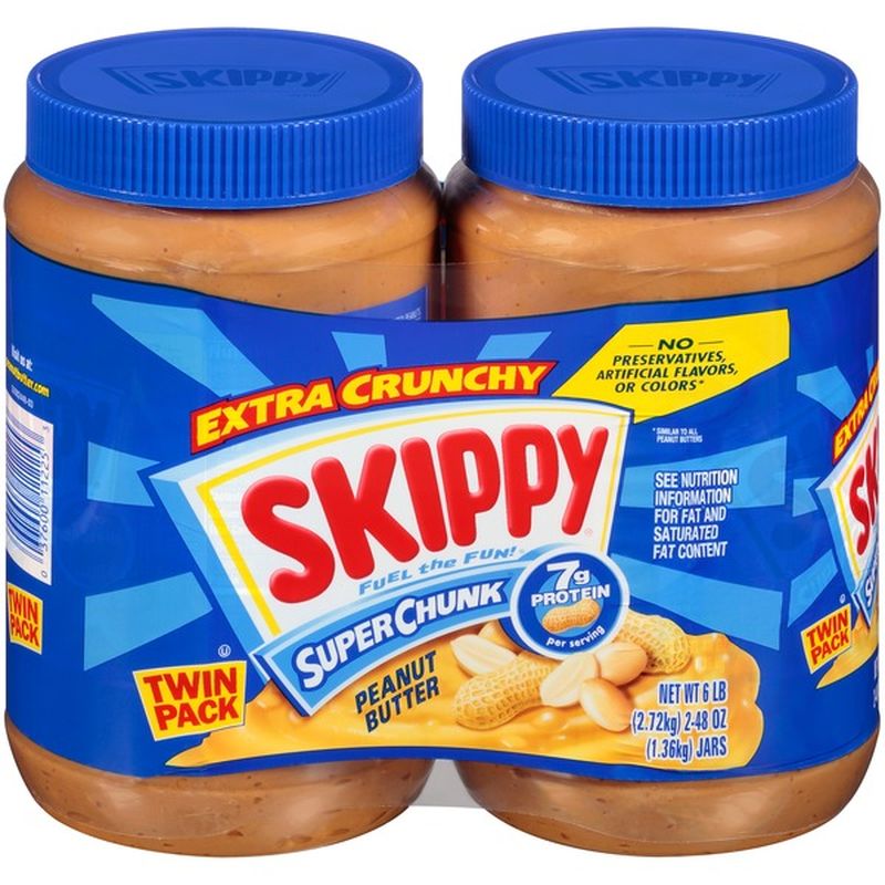 Skippy Super Chunk Peanut Butter (48 oz) from Costco Instacart