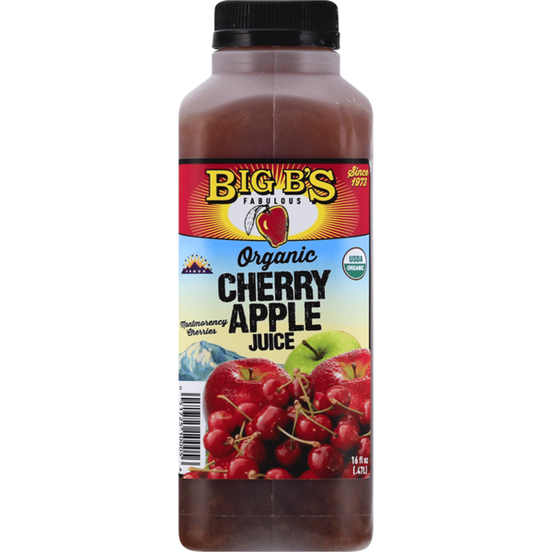 Big Bs Juice, Organic, Cherry Apple (16 oz) Instacart