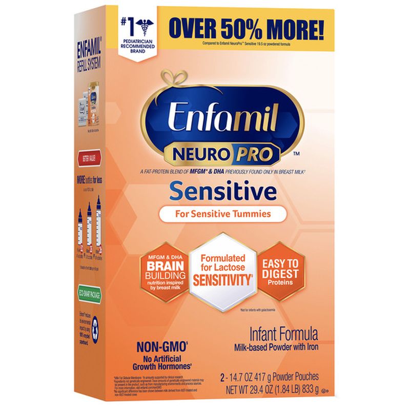 Enfamil® NeuroPro Sensitive Baby Formula Powder Refill Box