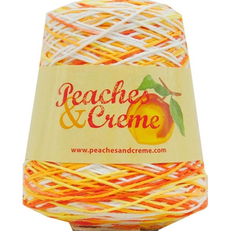 Peaches & Creme Medium Creamsicle Ombre Cone Cotton Yarn (each) - Instacart