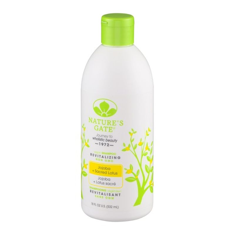 Nature's Gate Revitalizing Shampoo Jojoba + Sacred Lotus (18 fl oz ...