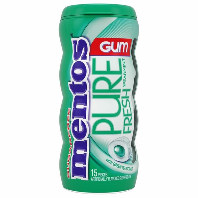 Mentos Pure Fresh Sugarfree Gum Spearmint (15 ct) from Kroger - Instacart