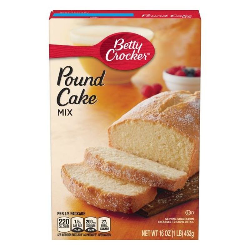 Betty Crocker Pound Cake Mix (16 oz) from Publix Instacart