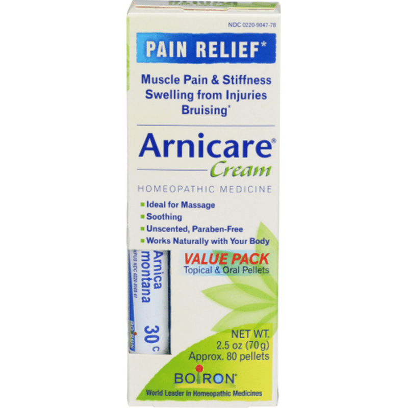 Boiron Arnicare Cream Homeopathic Medicine Pain Relief (2.5 oz) Instacart
