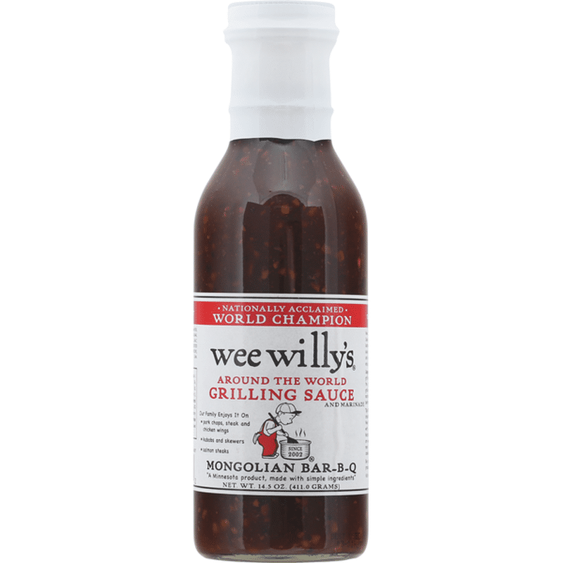 Wee Willy's Grilling Sauce, Mongolian BarBQ (14.5 oz) Instacart