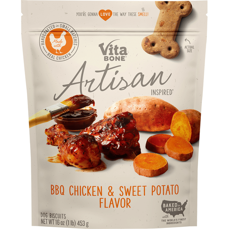 Vita Bone Artisan Inspired BBQ Chicken Sweet Potato Flavor Dog 