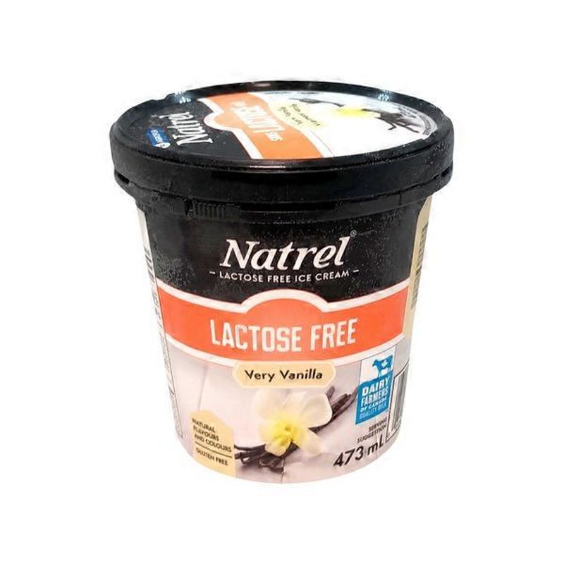 Natrel Very Vanilla Lactose Free Ice Cream (473 ml) Instacart