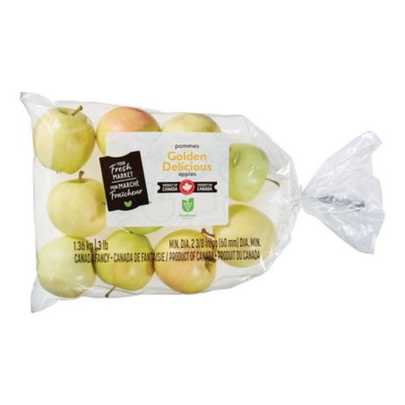 Golden Delicious Apple Bag (3 lb bag) Instacart
