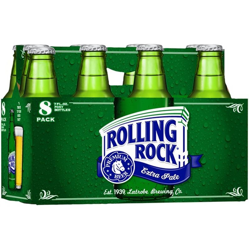 Rolling Rock Extra Pale Beer (7 fl oz) Instacart