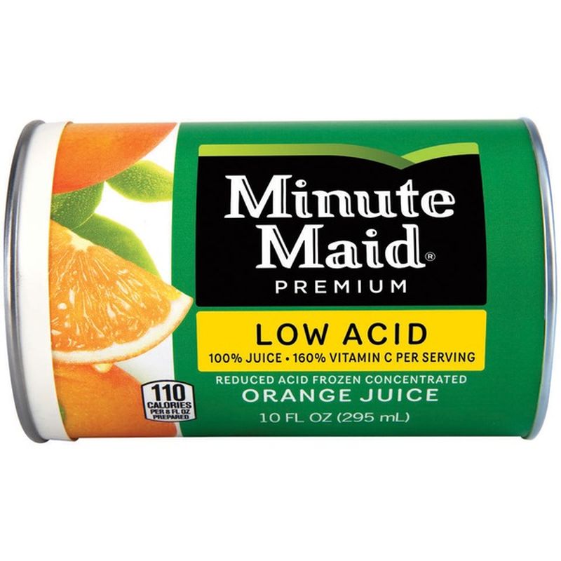 Minute Maid Premium Low Acid Frozen Concentrated Orange Juice 10 Fl Oz Instacart 8343