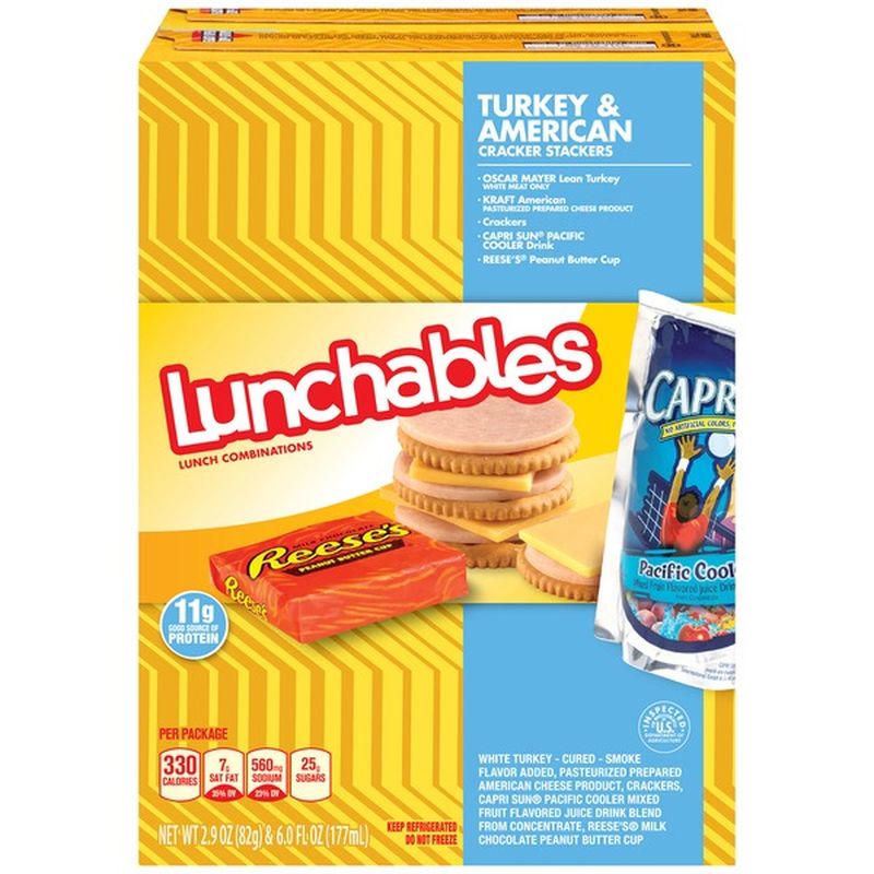 Oscar Mayer Lunchable Turkey & American Cheese (5.8 oz) - Instacart