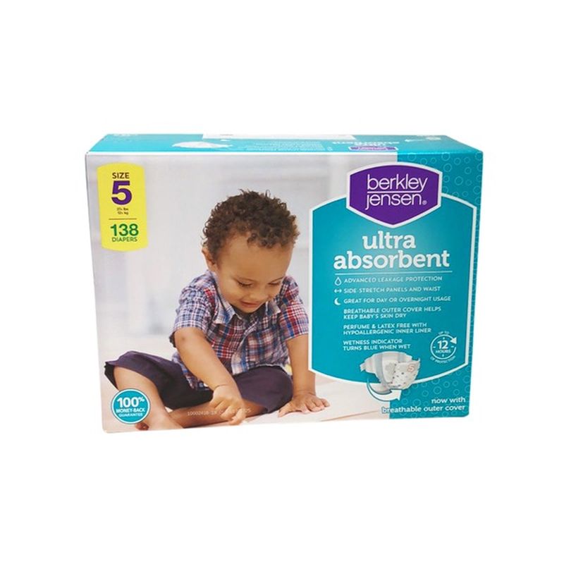 Berkley Jensen Size 5 Ultra Absorbent Diapers (138 ct) Instacart