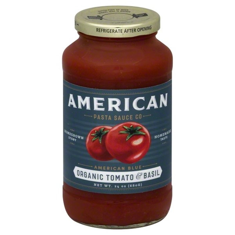 American Pasta Sauce Organic Tomato & Basil
