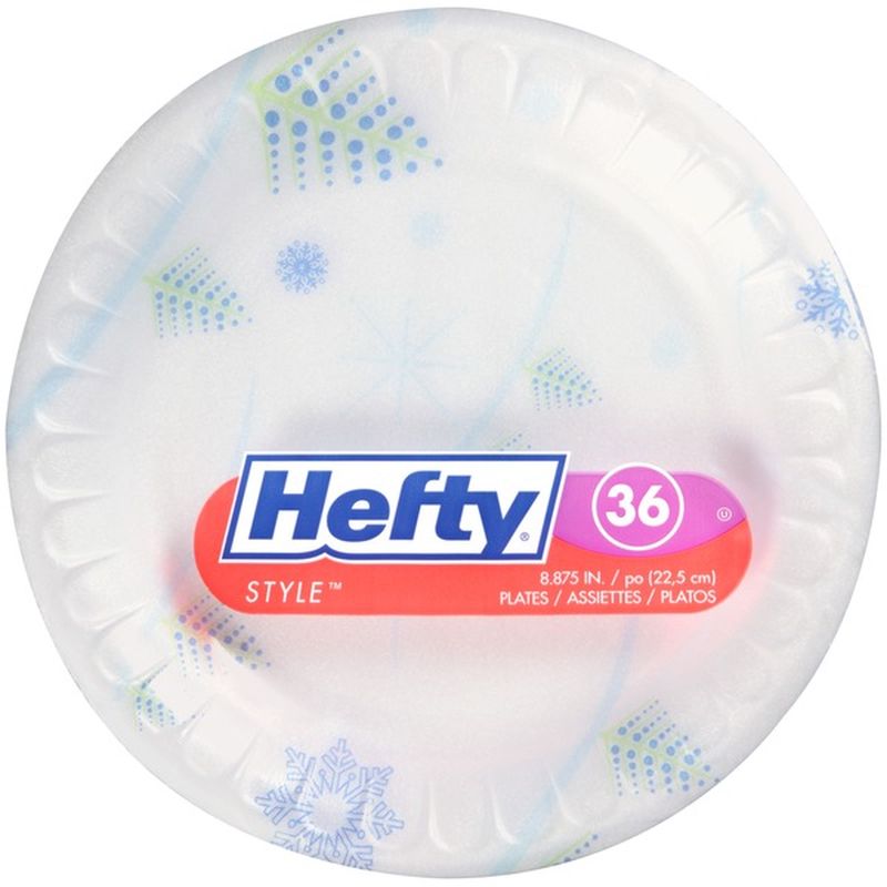Hefty Style Plates 8.875 in Foam Plates (36 ct) Instacart